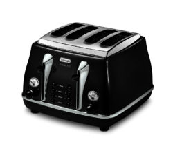 DELONGHI  Micalite CTOM4003 4-Slice Toaster - Black